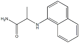 2-(naphthalen-1-ylamino)propanamide 结构式