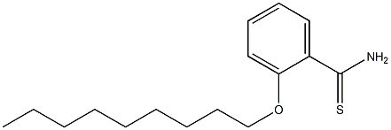 2-(nonyloxy)benzene-1-carbothioamide 结构式