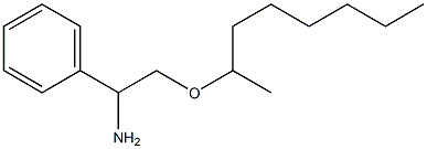 2-(octan-2-yloxy)-1-phenylethan-1-amine 结构式