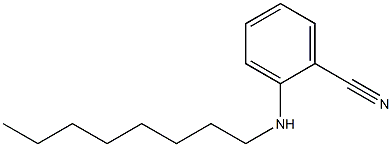 2-(octylamino)benzonitrile 结构式