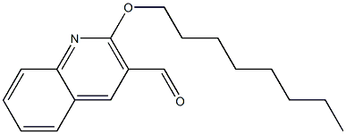 2-(octyloxy)quinoline-3-carbaldehyde 结构式