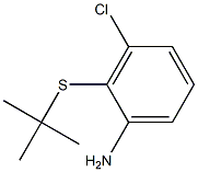 2-(tert-butylsulfanyl)-3-chloroaniline 结构式