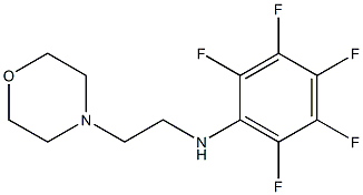 2,3,4,5,6-pentafluoro-N-[2-(morpholin-4-yl)ethyl]aniline 结构式