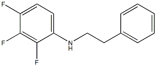 2,3,4-trifluoro-N-(2-phenylethyl)aniline 结构式