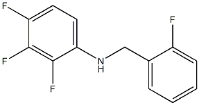 2,3,4-trifluoro-N-[(2-fluorophenyl)methyl]aniline 结构式