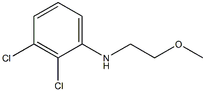 2,3-dichloro-N-(2-methoxyethyl)aniline 结构式