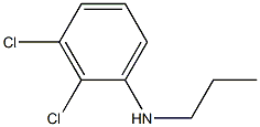 2,3-dichloro-N-propylaniline 结构式