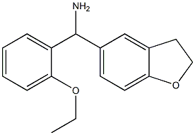 2,3-dihydro-1-benzofuran-5-yl(2-ethoxyphenyl)methanamine 结构式