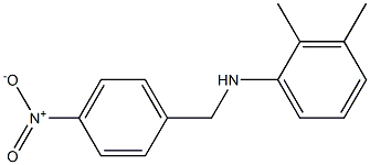 2,3-dimethyl-N-[(4-nitrophenyl)methyl]aniline 结构式