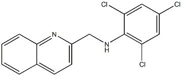 2,4,6-trichloro-N-(quinolin-2-ylmethyl)aniline 结构式