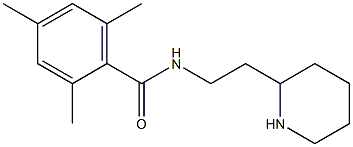 2,4,6-trimethyl-N-(2-piperidin-2-ylethyl)benzamide 结构式