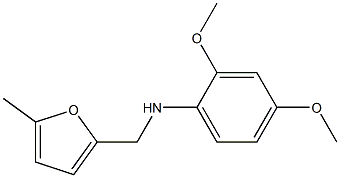 2,4-dimethoxy-N-[(5-methylfuran-2-yl)methyl]aniline 结构式