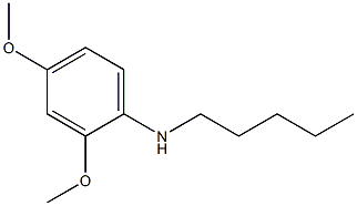 2,4-dimethoxy-N-pentylaniline 结构式