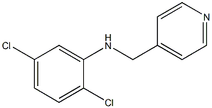 2,5-dichloro-N-(pyridin-4-ylmethyl)aniline 结构式