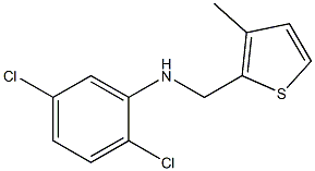 2,5-dichloro-N-[(3-methylthiophen-2-yl)methyl]aniline 结构式
