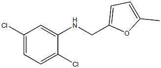 2,5-dichloro-N-[(5-methylfuran-2-yl)methyl]aniline 结构式