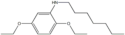 2,5-diethoxy-N-heptylaniline 结构式