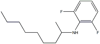 2,6-difluoro-N-(nonan-2-yl)aniline 结构式