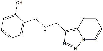 2-[({[1,2,4]triazolo[3,4-a]pyridin-3-ylmethyl}amino)methyl]phenol 结构式