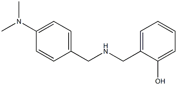 2-[({[4-(dimethylamino)phenyl]methyl}amino)methyl]phenol 结构式