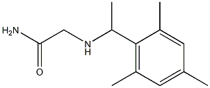 2-[(1-mesitylethyl)amino]acetamide 结构式