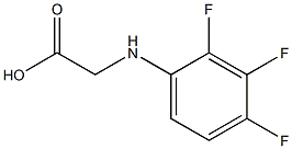 2-[(2,3,4-trifluorophenyl)amino]acetic acid 结构式