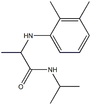 2-[(2,3-dimethylphenyl)amino]-N-(propan-2-yl)propanamide 结构式