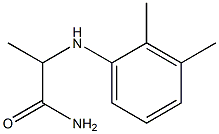 2-[(2,3-dimethylphenyl)amino]propanamide 结构式