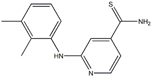 2-[(2,3-dimethylphenyl)amino]pyridine-4-carbothioamide 结构式