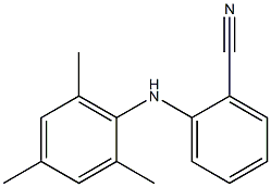 2-[(2,4,6-trimethylphenyl)amino]benzonitrile 结构式
