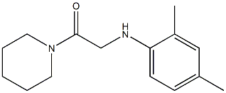 2-[(2,4-dimethylphenyl)amino]-1-(piperidin-1-yl)ethan-1-one 结构式