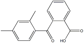 2-[(2,4-dimethylphenyl)carbonyl]benzoic acid 结构式