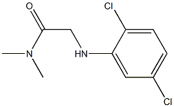 2-[(2,5-dichlorophenyl)amino]-N,N-dimethylacetamide 结构式