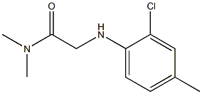 2-[(2-chloro-4-methylphenyl)amino]-N,N-dimethylacetamide 结构式