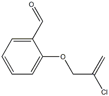 2-[(2-chloroprop-2-en-1-yl)oxy]benzaldehyde 结构式