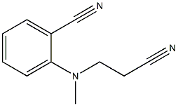 2-[(2-cyanoethyl)(methyl)amino]benzonitrile 结构式