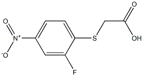 2-[(2-fluoro-4-nitrophenyl)sulfanyl]acetic acid 结构式