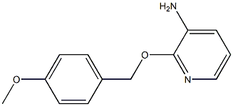 2-[(4-methoxyphenyl)methoxy]pyridin-3-amine 结构式