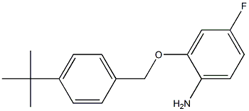 2-[(4-tert-butylphenyl)methoxy]-4-fluoroaniline 结构式