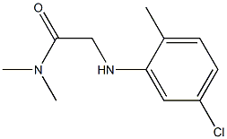 2-[(5-chloro-2-methylphenyl)amino]-N,N-dimethylacetamide 结构式