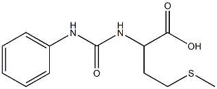 2-[(anilinocarbonyl)amino]-4-(methylthio)butanoic acid 结构式