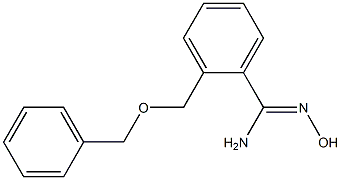 2-[(benzyloxy)methyl]-N'-hydroxybenzenecarboximidamide 结构式