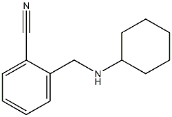 2-[(cyclohexylamino)methyl]benzonitrile 结构式