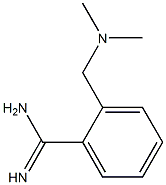 2-[(dimethylamino)methyl]benzenecarboximidamide 结构式