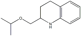 2-[(propan-2-yloxy)methyl]-1,2,3,4-tetrahydroquinoline 结构式