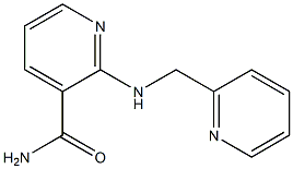 2-[(pyridin-2-ylmethyl)amino]pyridine-3-carboxamide 结构式