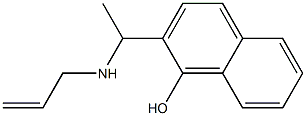 2-[1-(prop-2-en-1-ylamino)ethyl]naphthalen-1-ol 结构式