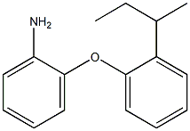 2-[2-(butan-2-yl)phenoxy]aniline 结构式