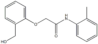 2-[2-(hydroxymethyl)phenoxy]-N-(2-methylphenyl)acetamide 结构式