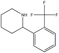 2-[2-(trifluoromethyl)phenyl]piperidine 结构式